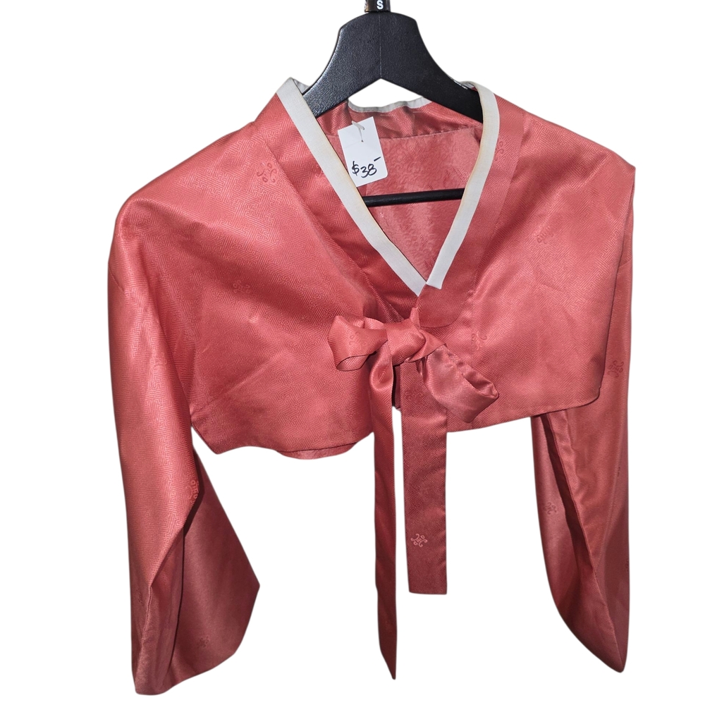 Elegant Pink Hanbok Women's Top